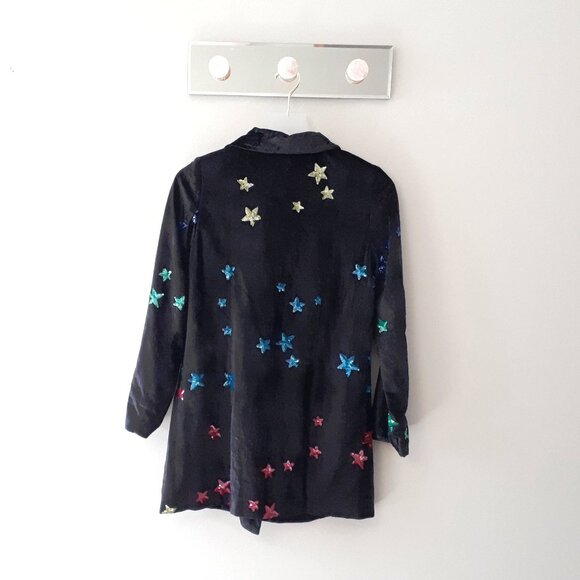 NWT Rococo Sand velvet sequin star blazer and pants set, S - Picture 8 of 11